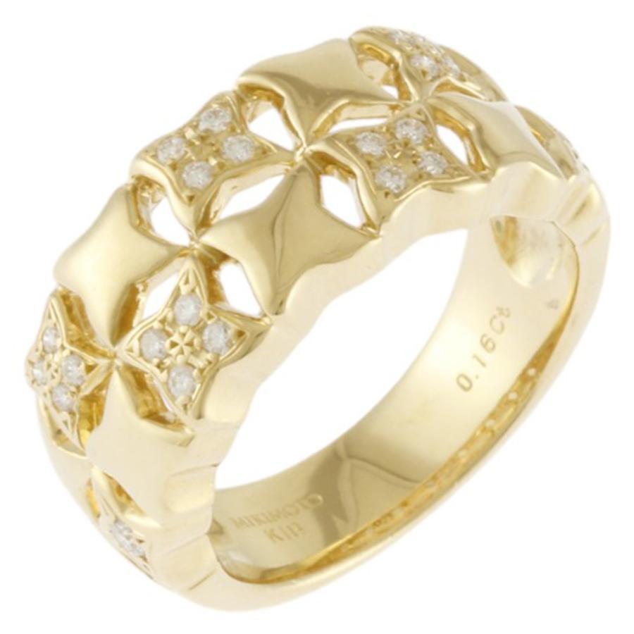 MIKIMOTO（ミキモト） リング 指輪 10.5号 18金 K18イエローゴールド