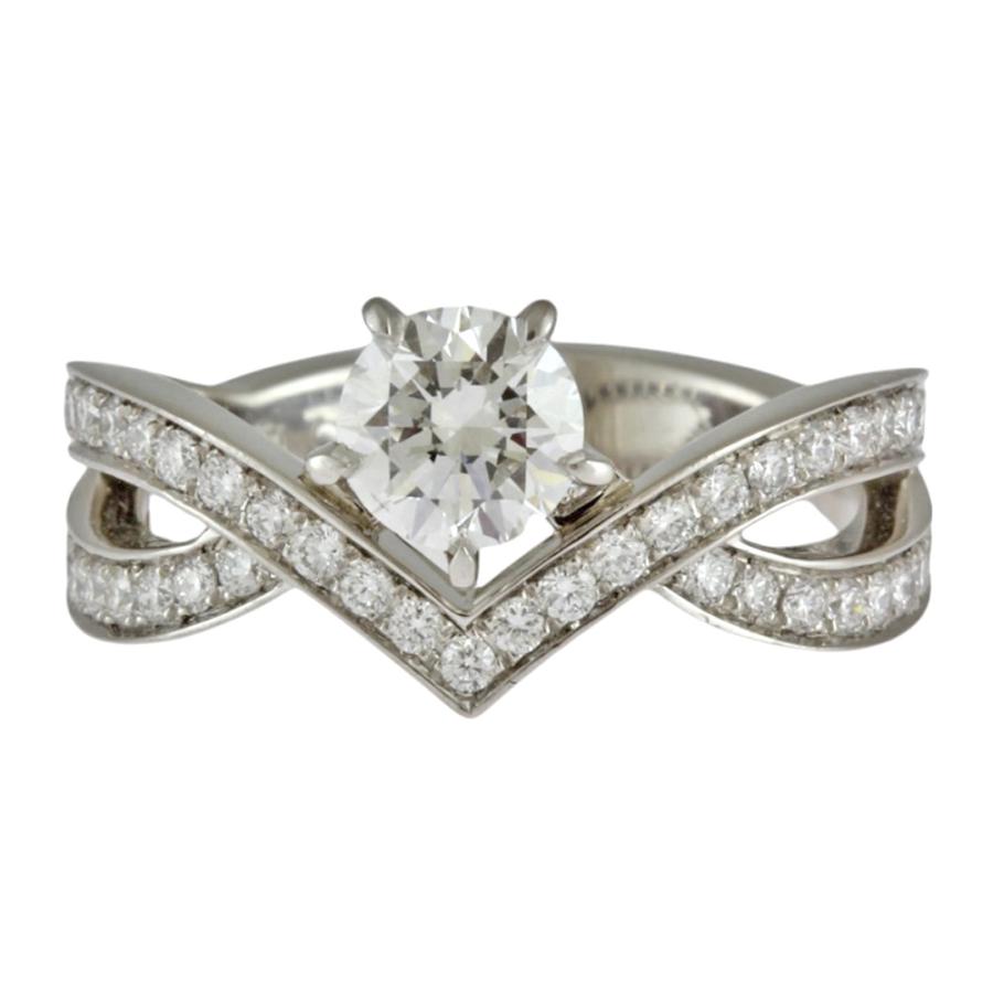 CHAUMET ショーメ ジョゼフィーヌ リング 指輪 7号 Pt950 CHAUMET ショーメ ジョゼフィーヌ リング 指輪 7号 Pt950