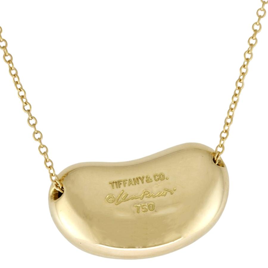 TIFFANY&Co.（ティファニー） ビーン ネックレス 18金 K18イエロー