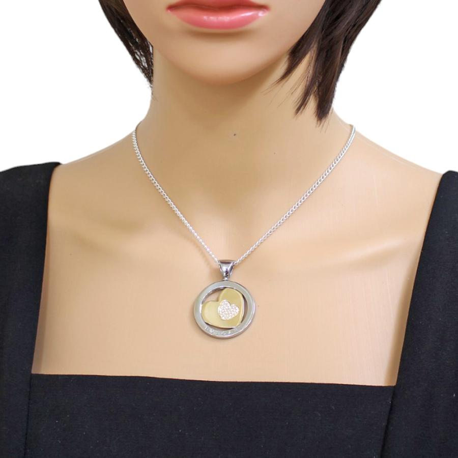 BVLGARI（ブルガリ） トンドハート ペンダントトップ ステンレス