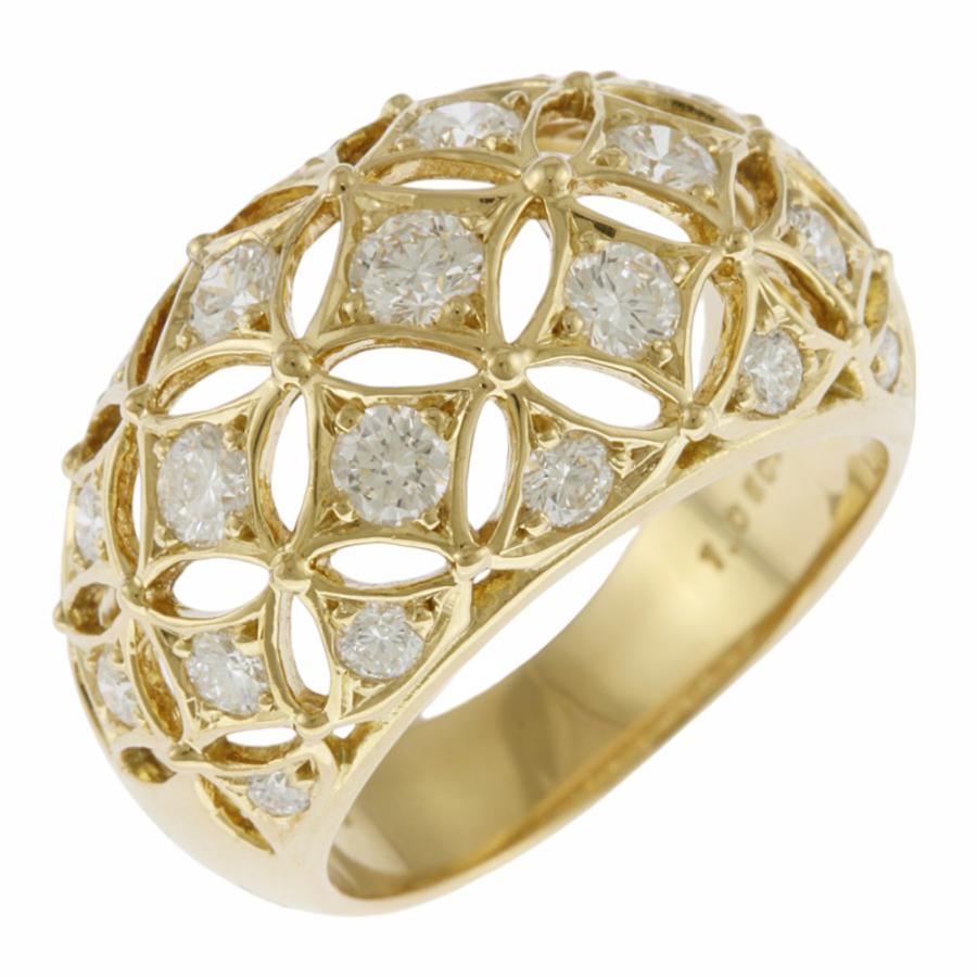 MIKIMOTO（ミキモト） リング 指輪 11号 18金 K18イエローゴールド