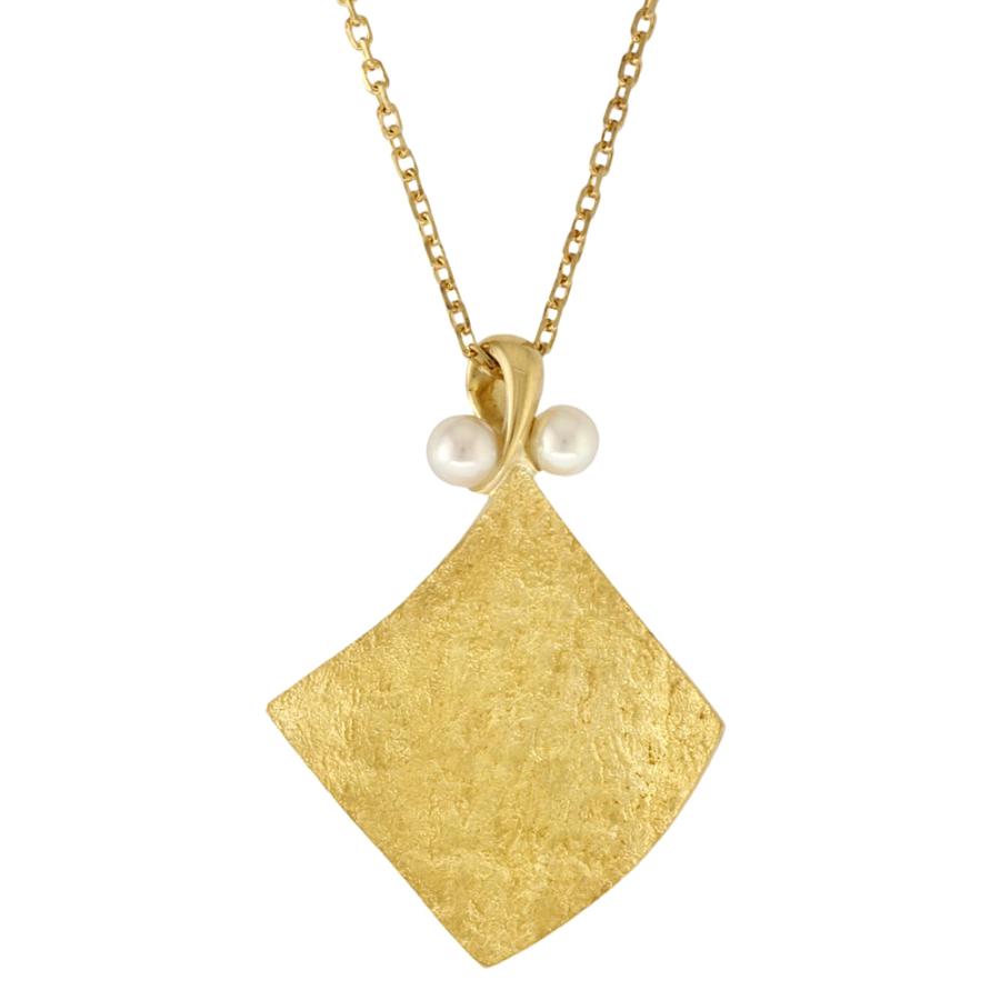 ミキモト ネックレス 18金 K18イエローゴールド アコヤパール  