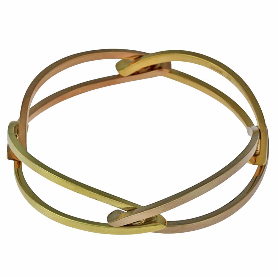 MIKIMOTO（ミキモト） バングル 18金 K18イエローゴールド レディース