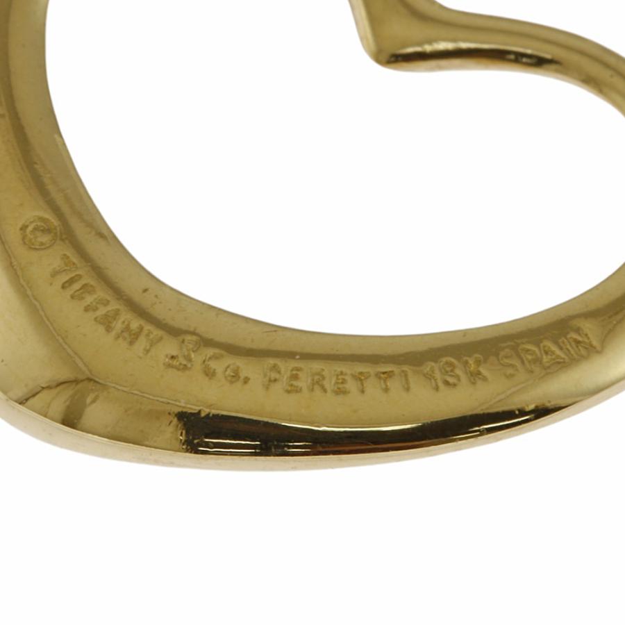 ティファニー　オープンハート　ネックレス　イエローゴールド　K18 750 ティファニー オープンハート ネックレス ゴールド K18イエロー