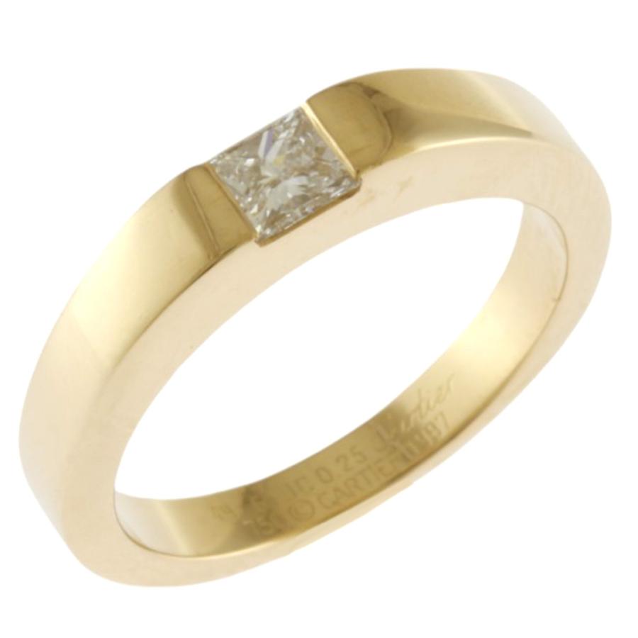Cartier（カルティエ） タンクダイヤモンド リング 指輪 8.5号 18金 