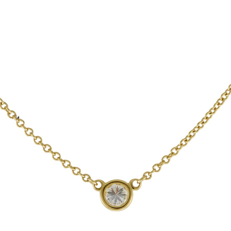TIFFANY&Co.（ティファニー） バイザヤード 約0.12ct ネックレス 18金