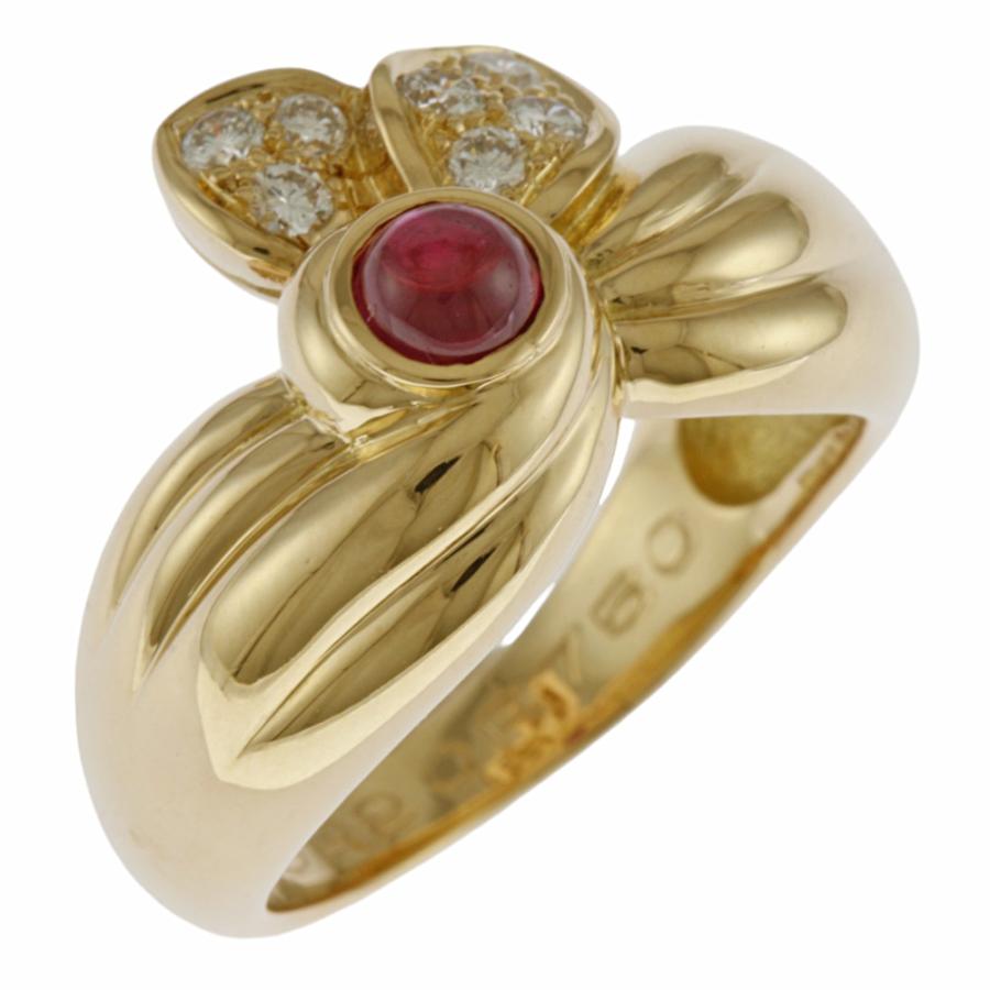 クリスチャンディオール リング 指輪 12号 18金 K18イエローゴールド