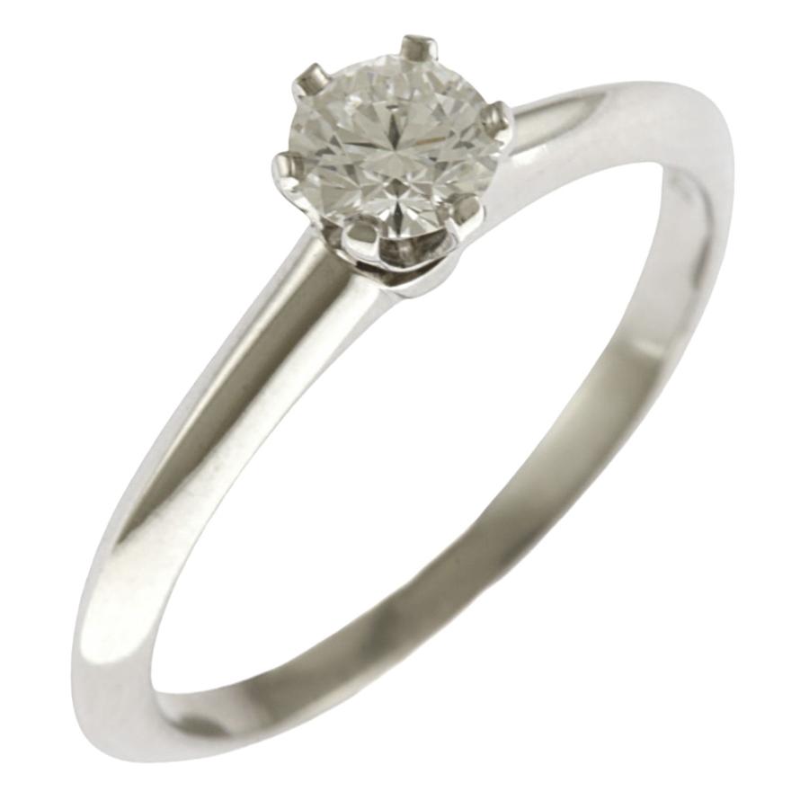 ロ*ペ様 【美品】TIFFANY&Co. ティファニー　ソリティア　10号 TIFFANY&Co.（ティファニー） ドッツ ソリティア リング 指輪 10号