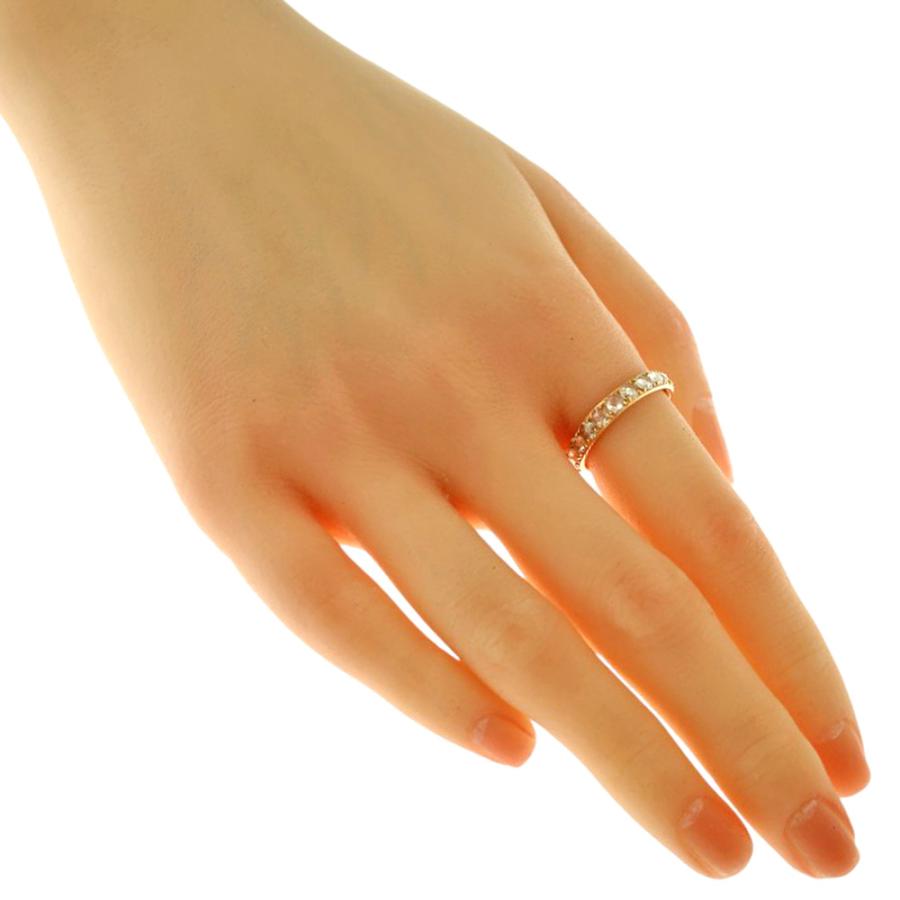 TIFFANY&Co.（ティファニー） メトロ リング 指輪 14号 18金 K18ピンク
