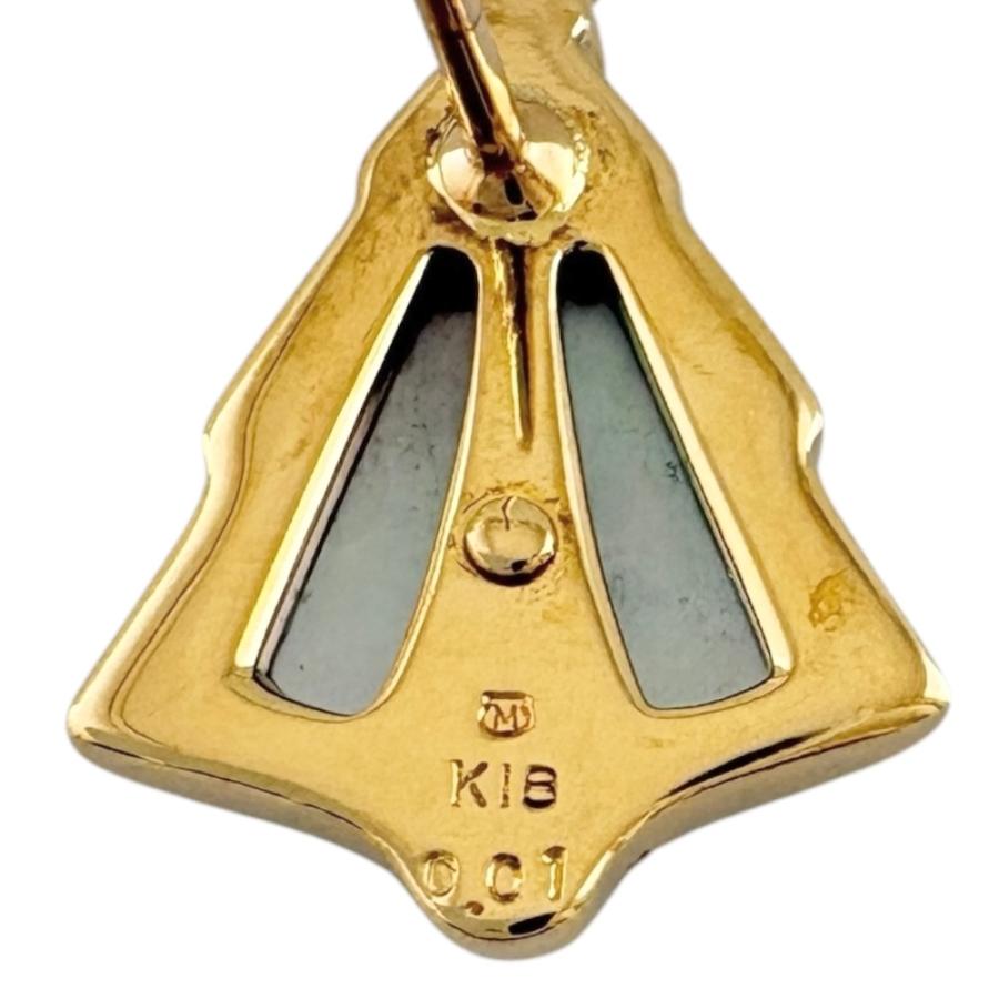 MIKIMOTO（ミキモト） ブローチ 18金 K18イエローゴールド シェル