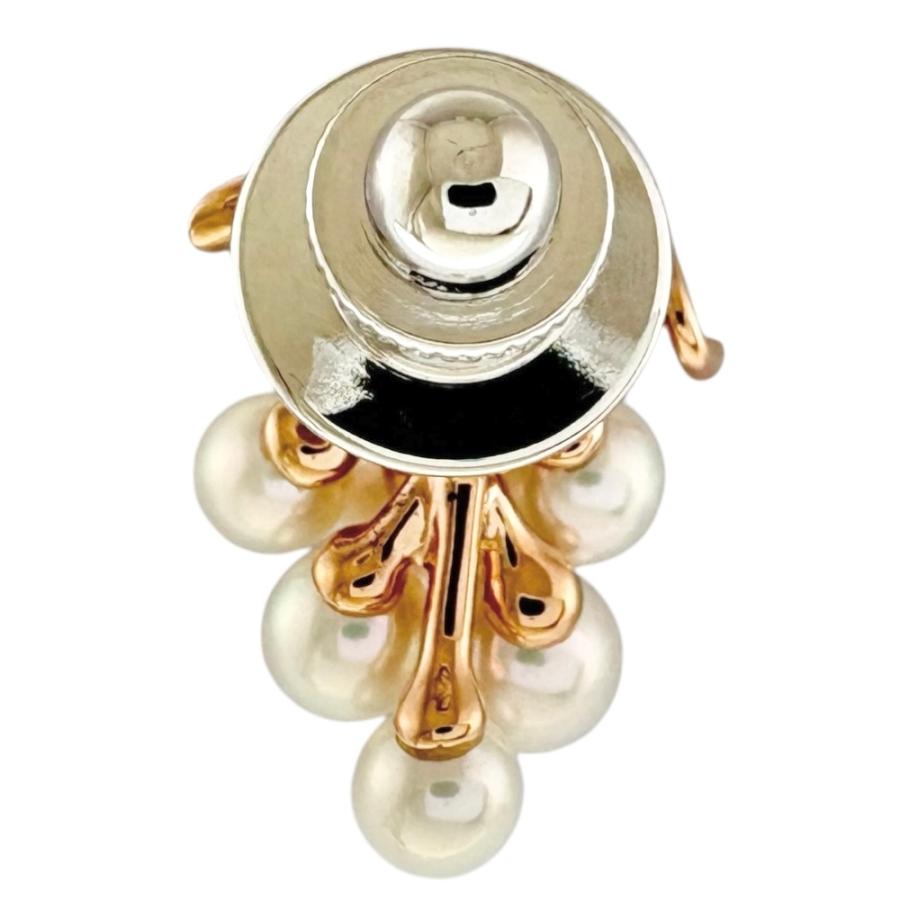 MIKIMOTO（ミキモト） ブローチ 18金 K18ピンクゴールド アコヤパール