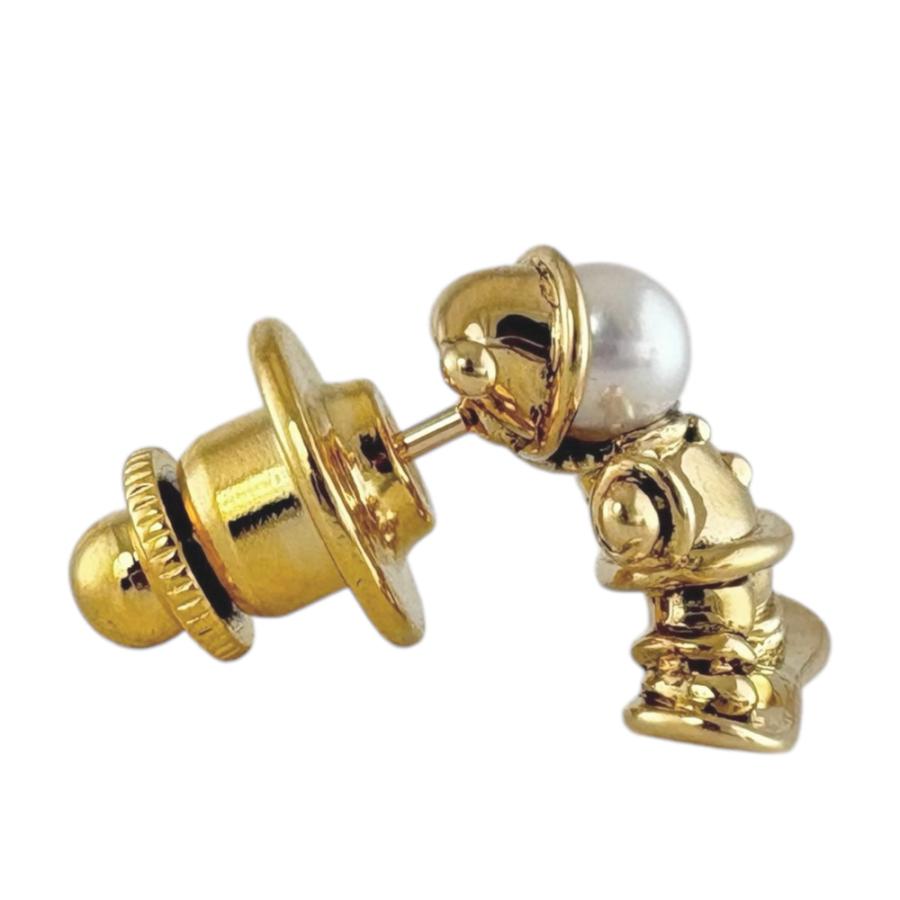 MIKIMOTO（ミキモト） ブローチ 18金 K18イエローゴールド アコヤ