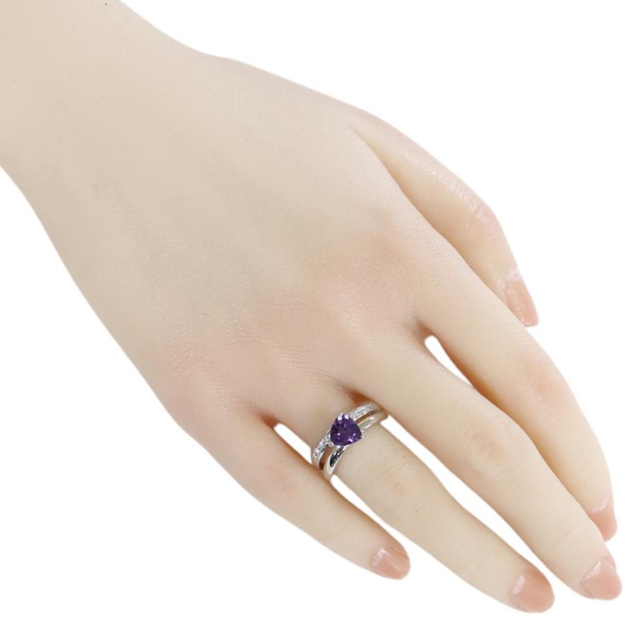 タサキ リング 指輪 12号 Pt900プラチナ アメジスト レディース TASAKI