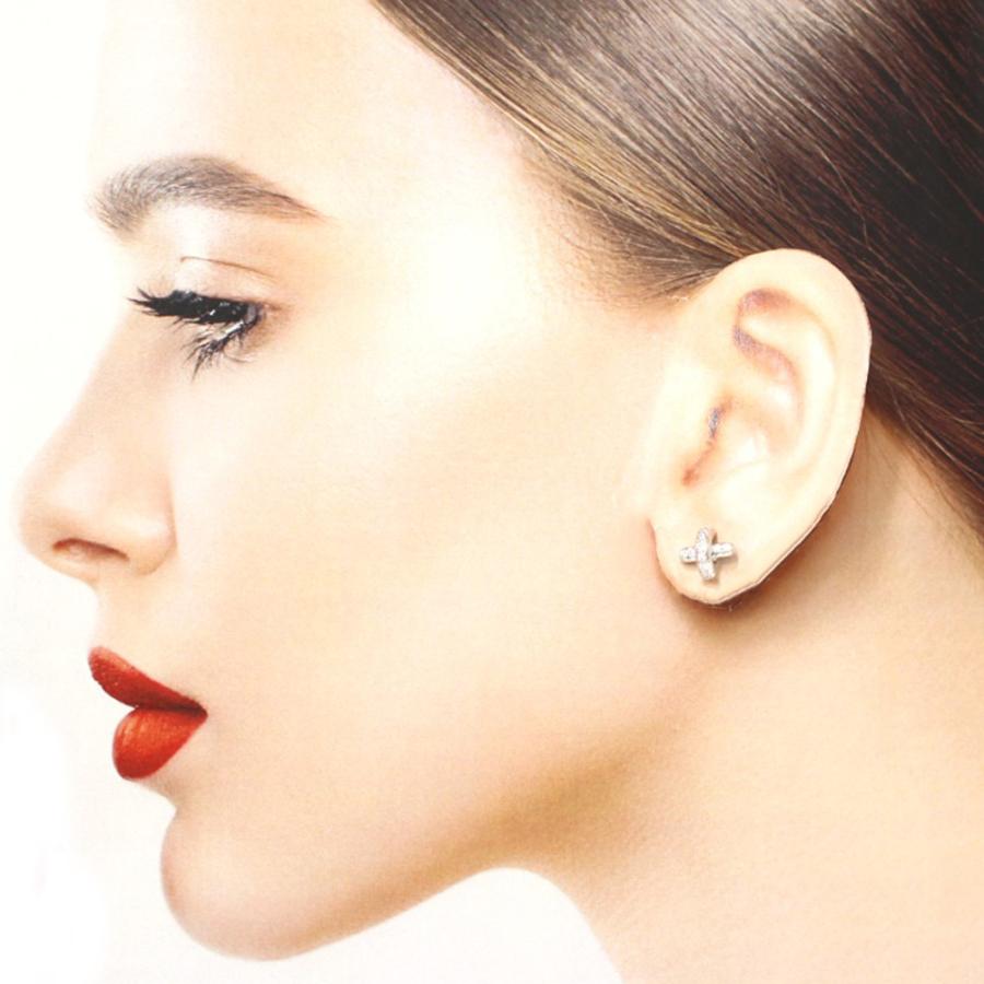 TIFFANY&Co.（ティファニー） クロスステッチ ダイヤモンド ピアス
