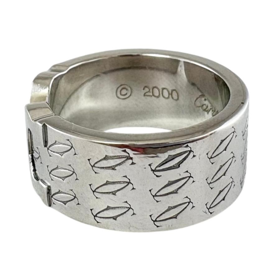 【磨き済み】 カルティエ バンドダイヤリング　7号 Cartier（カルティエ） ウエディングバンドリング 1Pダイヤ 7号(47) 箱
