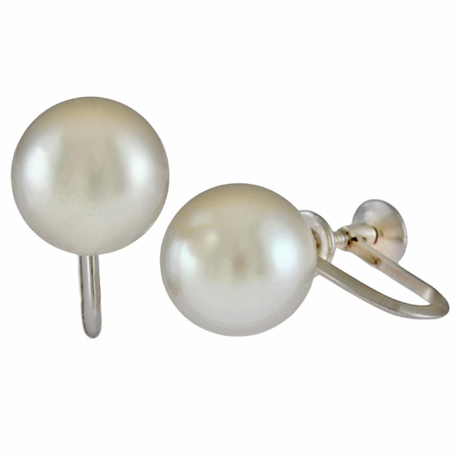 MIKIMOTO ミキモト イヤリング K14ホワイトゴールド パール