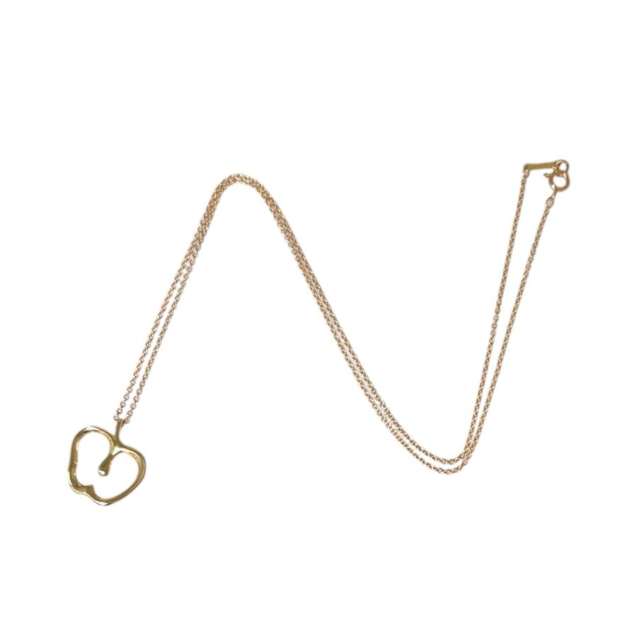 TIFFANY&Co.（ティファニー） アップル ネックレス 18金 K18イエロー