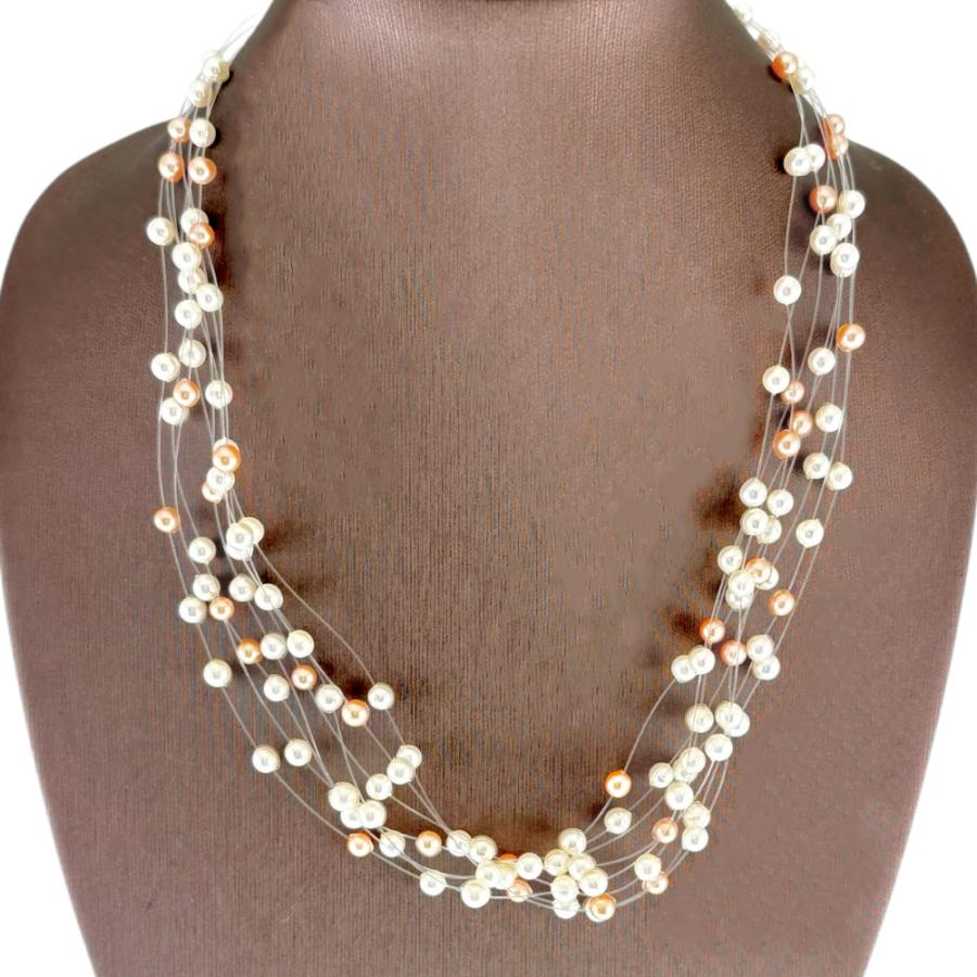 タサキ ネックレス 18金 K18イエローゴールド パール レディース  