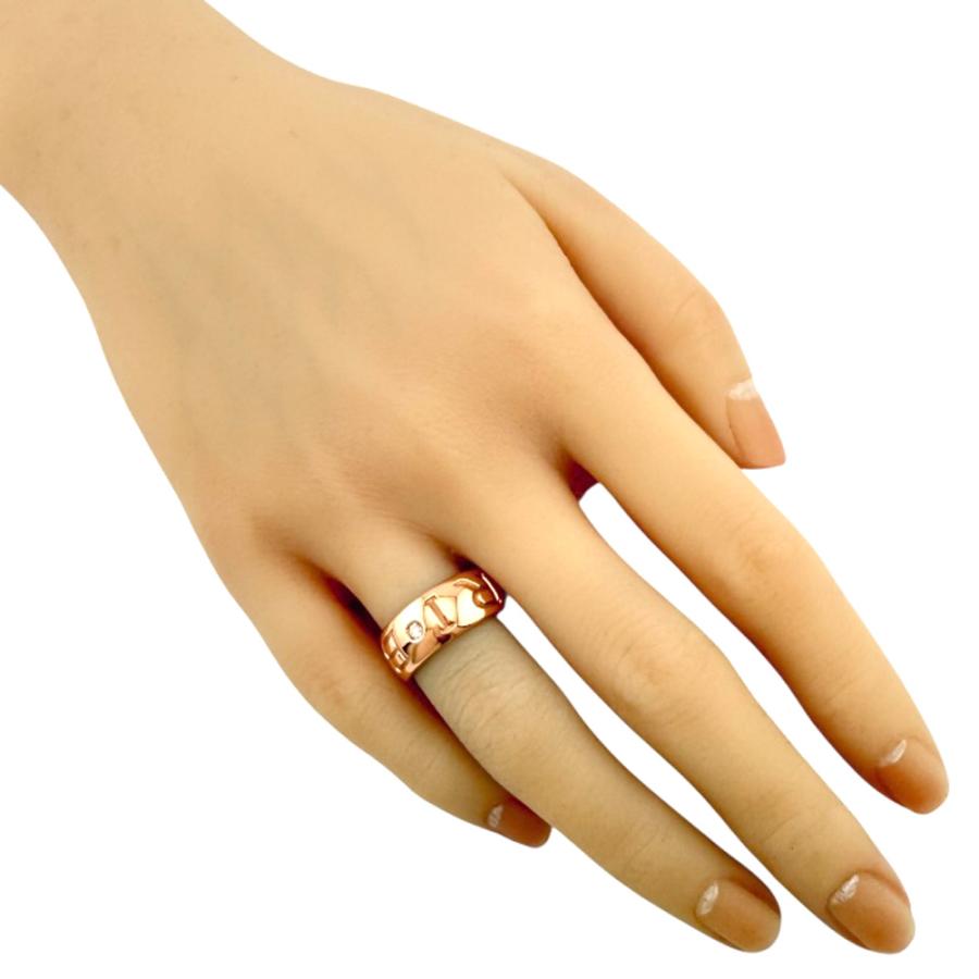 BVLGARI（ブルガリ） モノロゴ ダイヤモンド リング 指輪 11号 18金