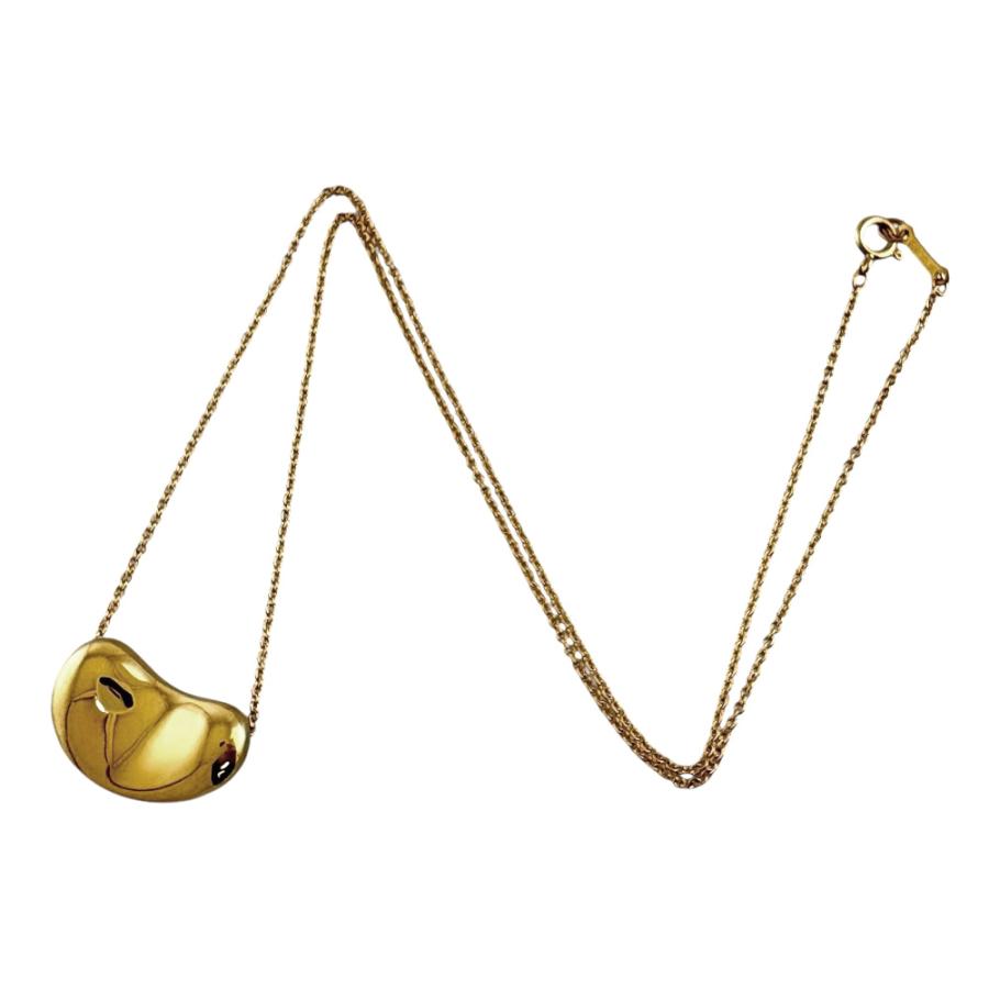 TIFFANY&Co. ティファニー ビーン ネックレス 18金 K18イエロー TIFFANY&Co. ティファニー ビーン ネックレス 18金 K18イエロー
