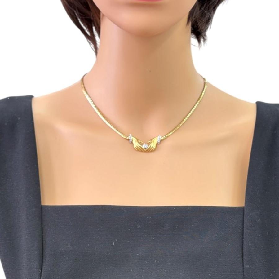 カレライカレラ ネックレス 18金 K18イエローゴールド ダイヤモンド