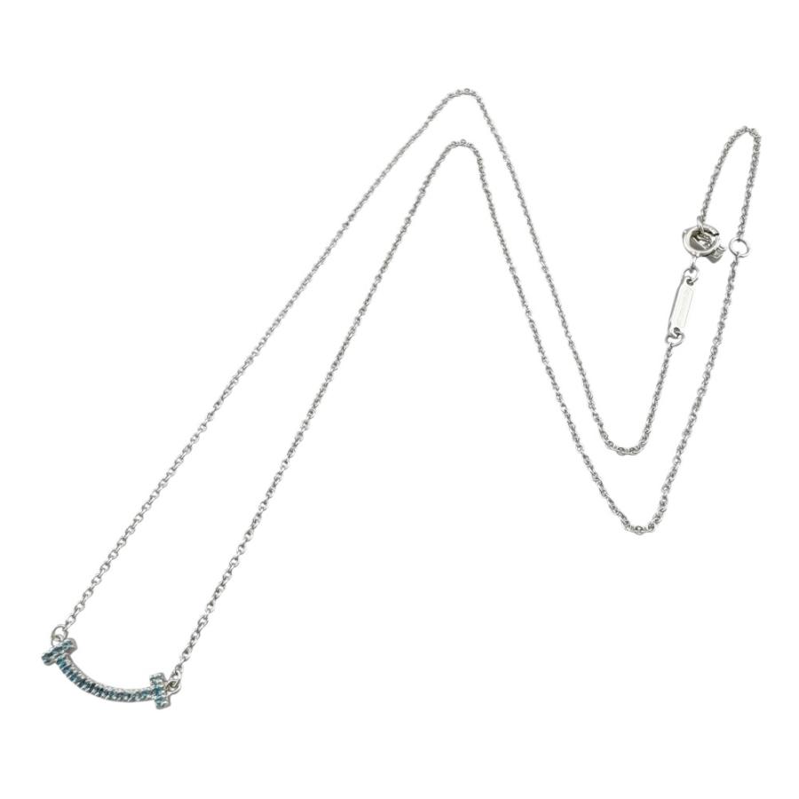 TIFFANY&Co.（ティファニー） Tスマイル ネックレス 18金 K18ホワイト