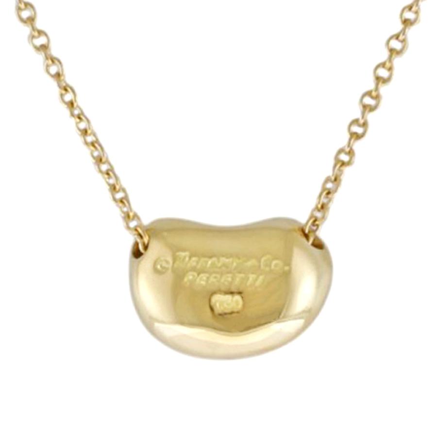 TIFFANY&Co.（ティファニー） ビーン ネックレス 18金 K18イエロー