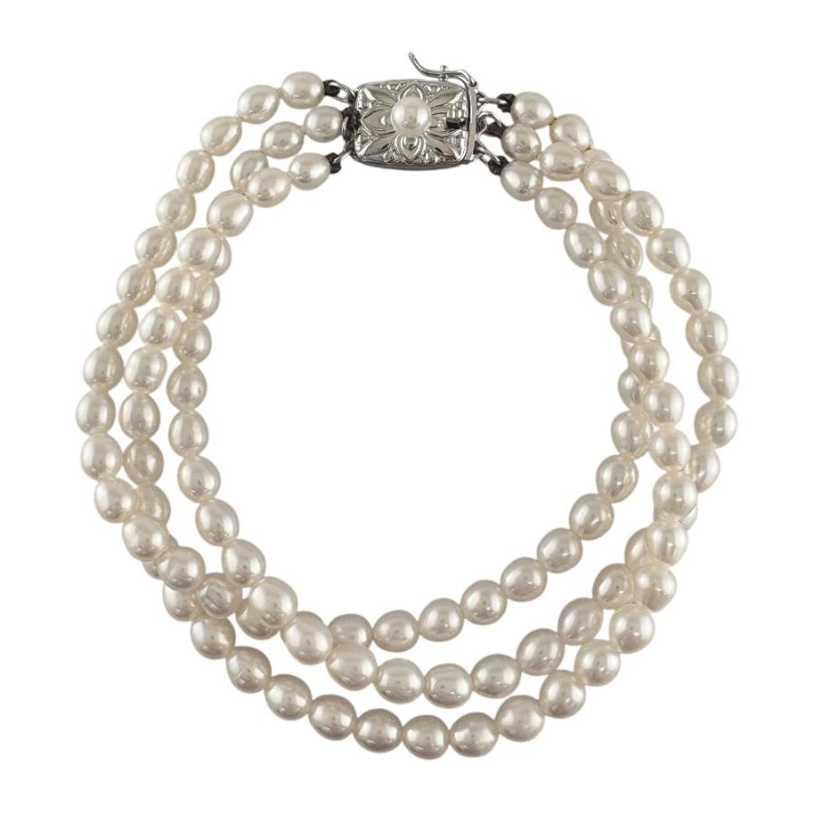 MIKIMOTO（ミキモト） ブレスレット シルバー パール レディース 中古