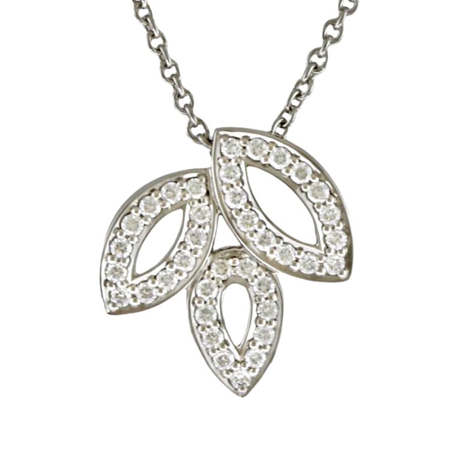 ハリーウィンストン リリークラスター ネックレス Pt950プラチナ