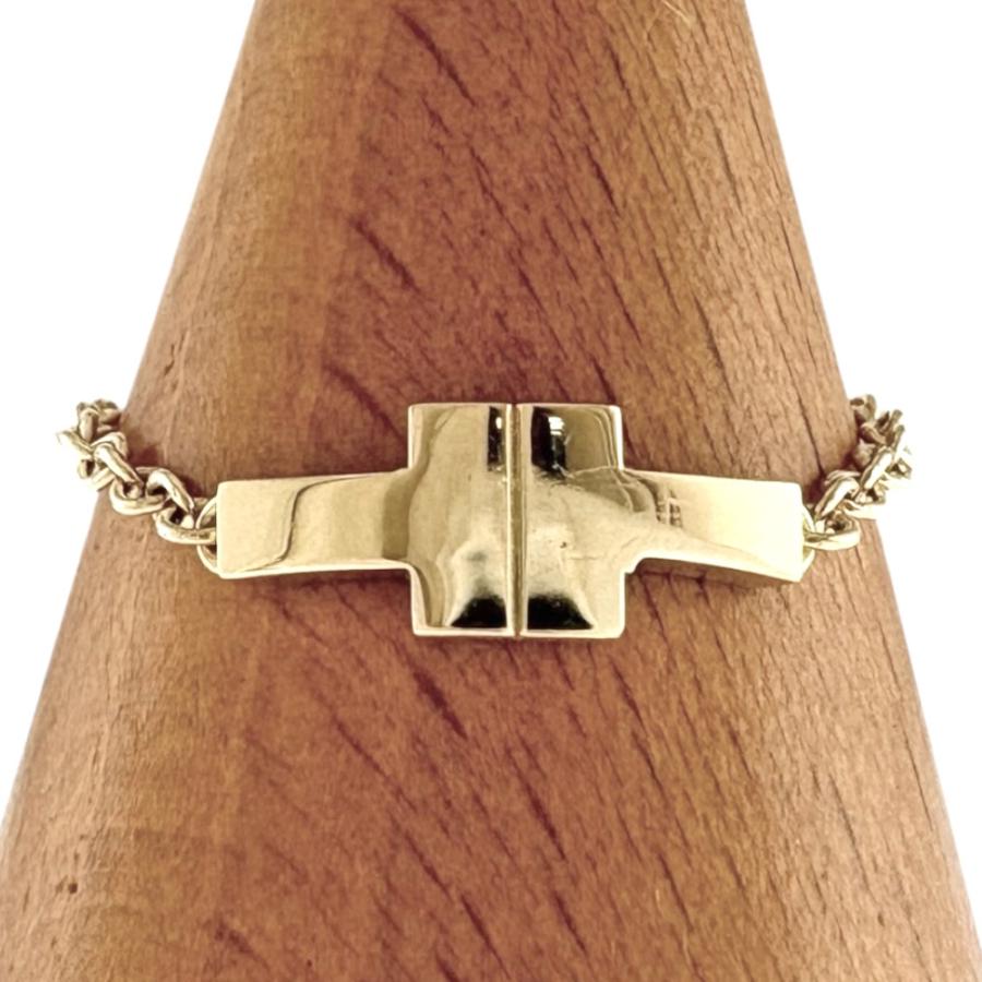 TIFFANY&Co. T TWO チェーンリング TIFFANY&Co.（ティファニー） T TWO チェーン リング 指輪 14号 18金