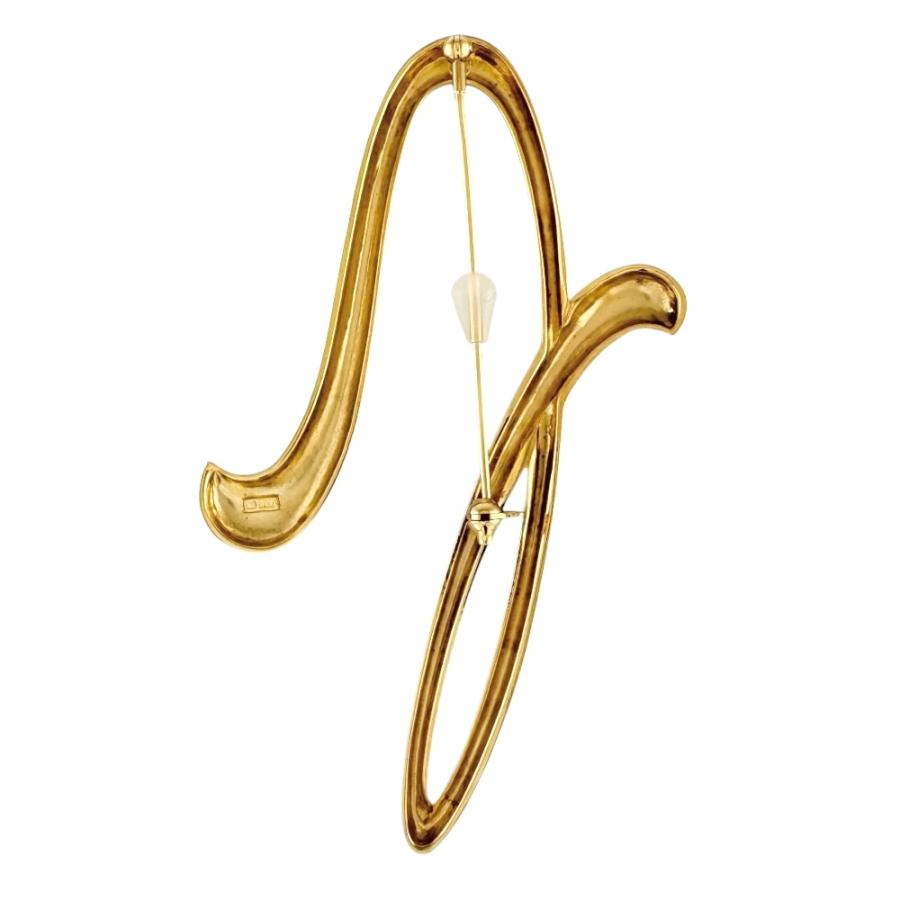 MIKIMOTO（ミキモト） ブローチ 18金 K18イエローゴールド レディース