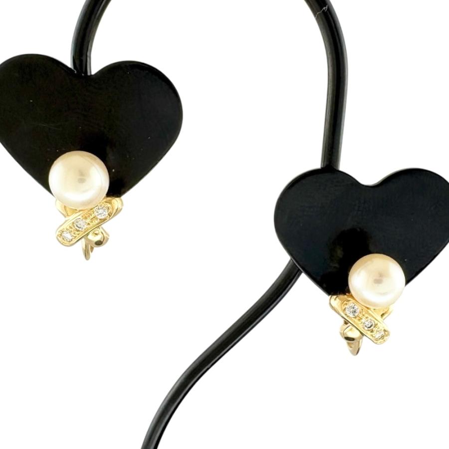 タサキ イヤリング 18金 K18イエローゴールド パール レディース  