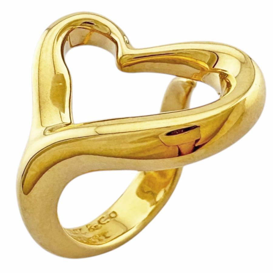 TIFFANY&Co.（ティファニー） オープンハート リング 指輪 12号 18金
