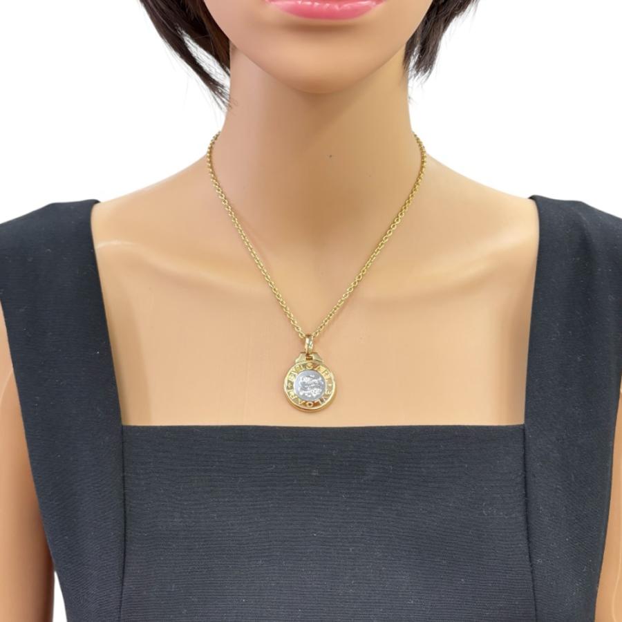 BVLGARI ブルガリ ホロスコープ 750/SS ペンダント ネックレス BVLGARI（ブルガリ） ホロスコープ ネックレス 18金 K18イエロー