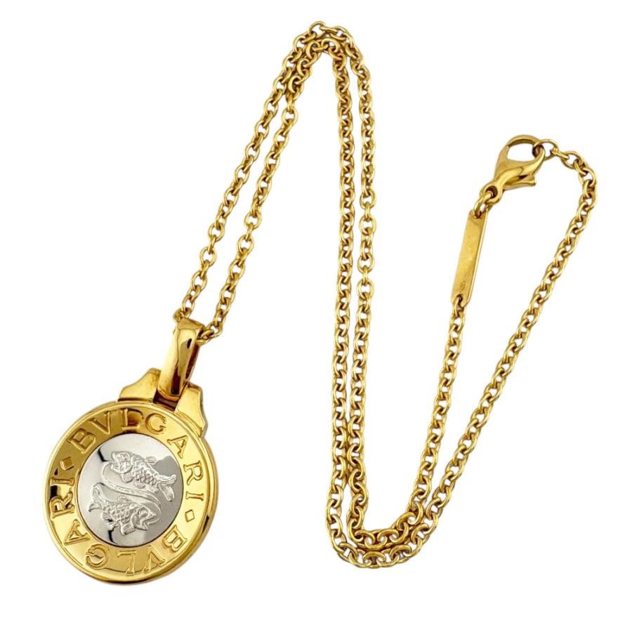 BVLGARI ブルガリ ホロスコープ 750/SS ペンダント ネックレス BVLGARI（ブルガリ） ホロスコープ ネックレス 18金 K18イエロー