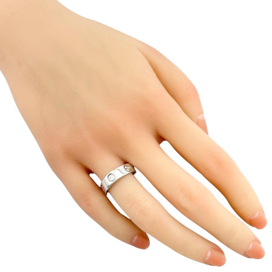 Cartier カルティエ ラブ リング 指輪 9号 18金 K18ホワイト