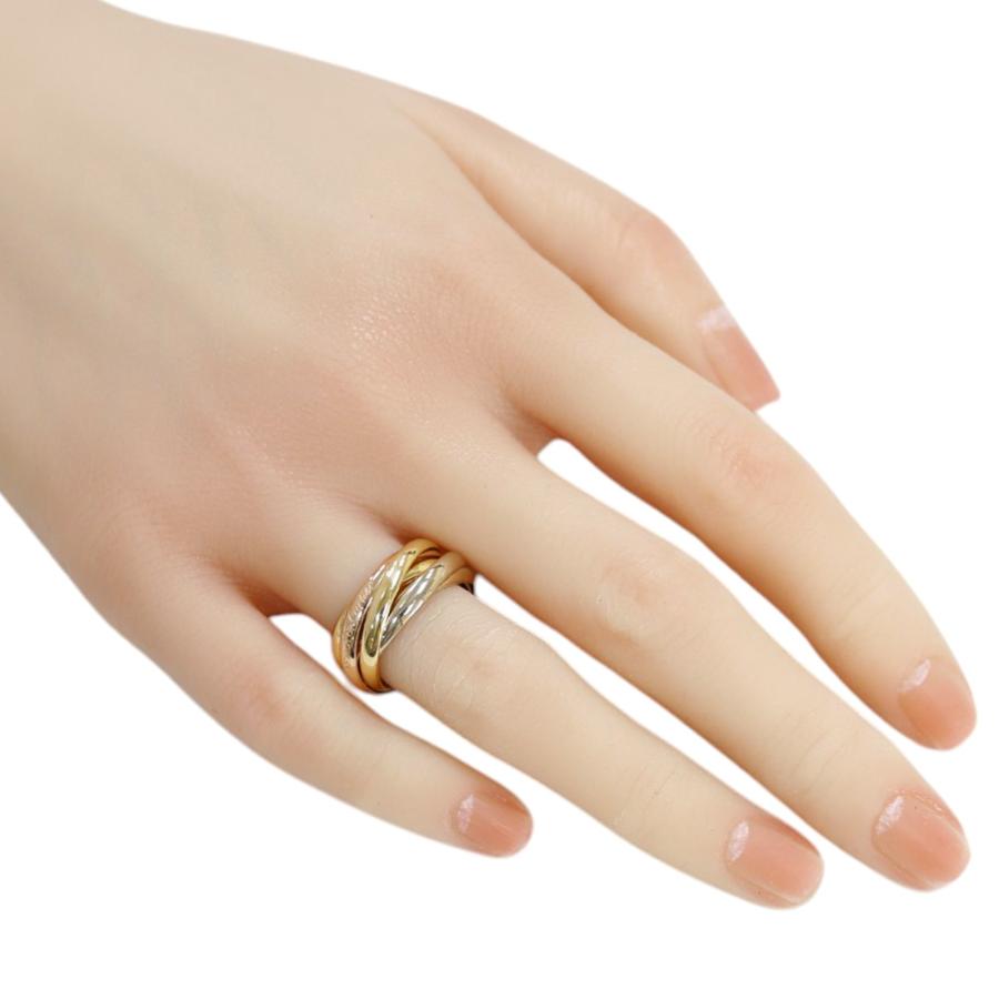 Cartier カルティエ トリニティ リング 指輪 10号 18金 K18イエロー