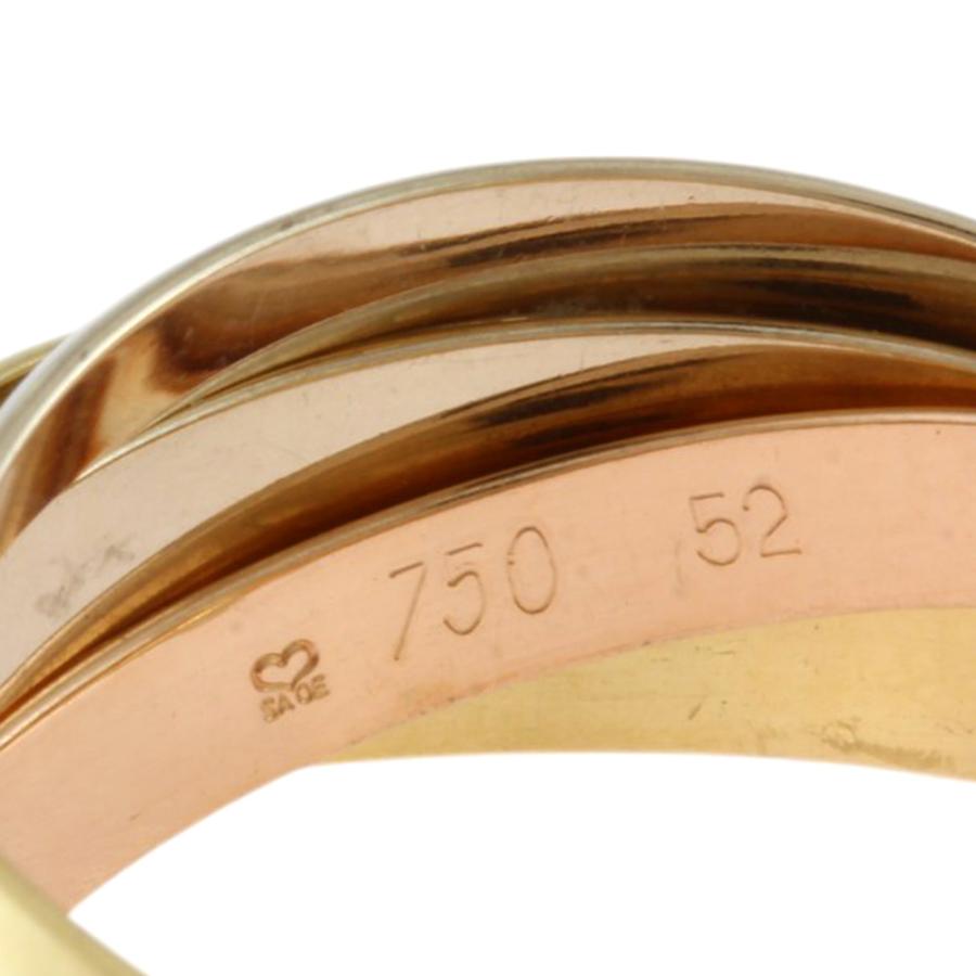 Cartier カルティエ トリニティ リング 指輪 10号 18金 K18イエロー
