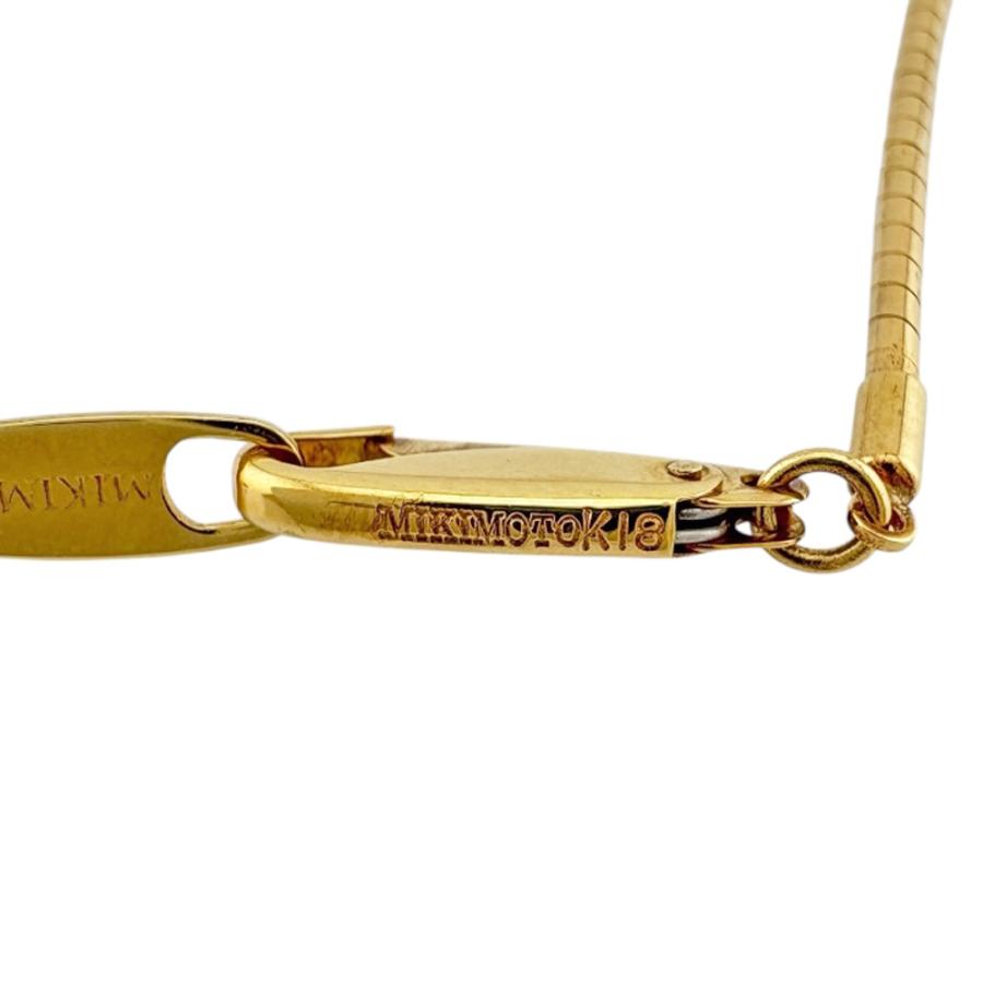 美品 ミキモト K18 ネックレス アズキチェーン 18金 750 ブレスレット N23090400430-