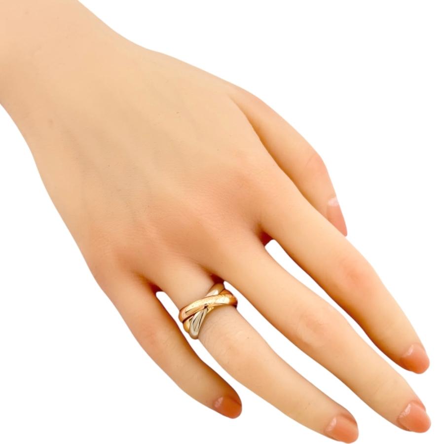 Cartier カルティエ トリニティ リング 指輪 11.5号 18金 K18 Cartier カルティエ トリニティ リング 指輪 11.5号 18金 K18