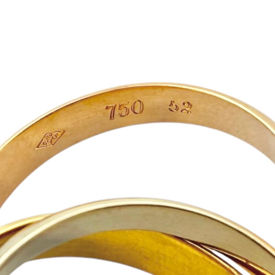 Cartier カルティエ トリニティ リング 指輪 11.5号 18金 K18 Cartier カルティエ トリニティ リング 指輪 11.5号 18金 K18