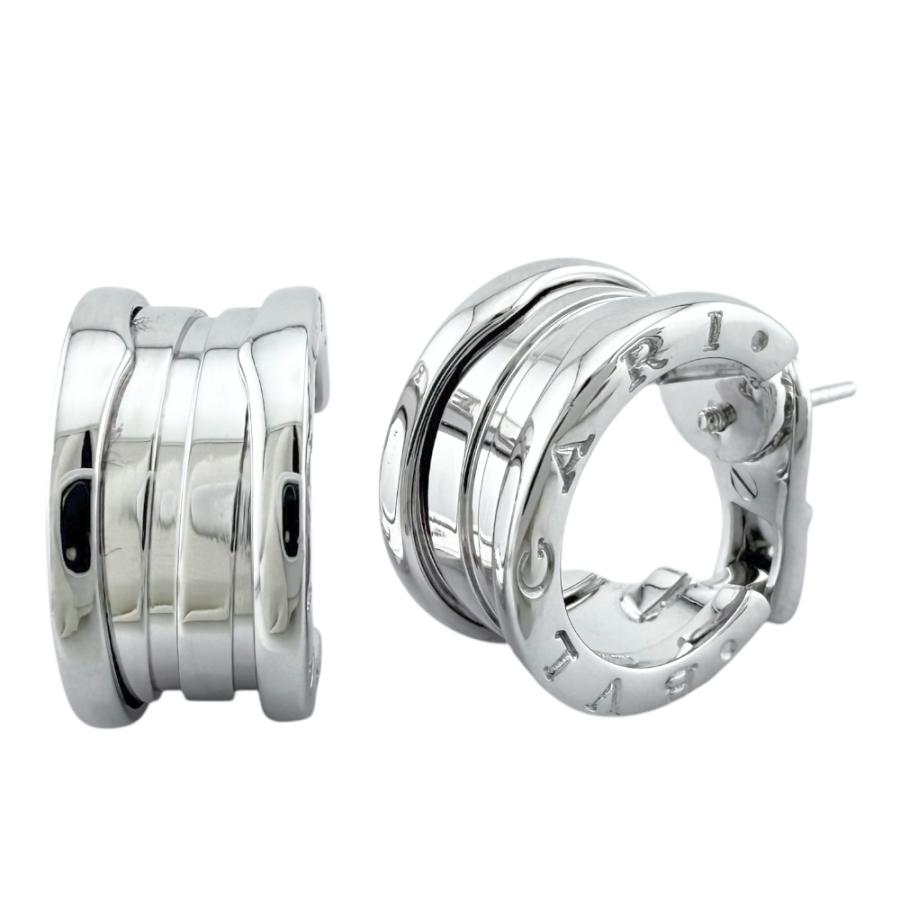 BVLGARI（ブルガリ） B-zero.1 ピアス 18金 K18ホワイトゴールド