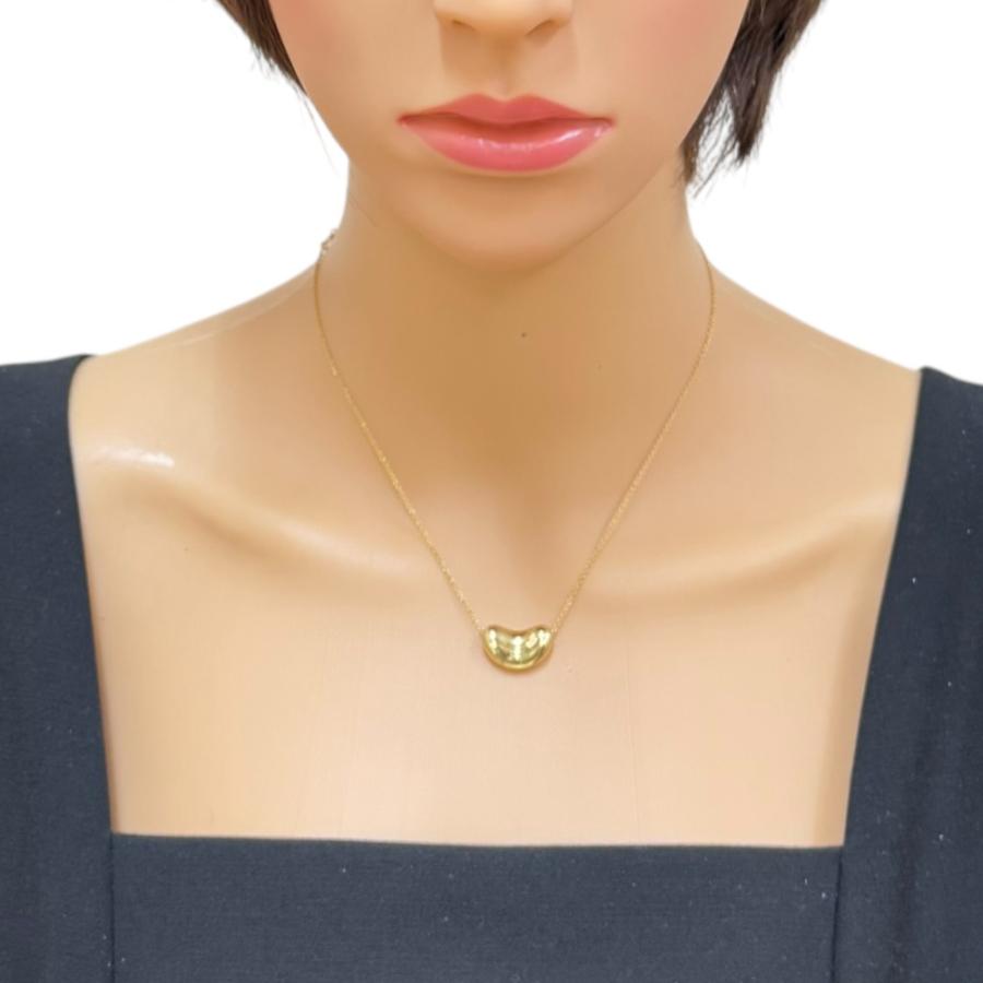 TIFFANY&Co. ティファニー ビーン ネックレス 18金 K18イエロー
