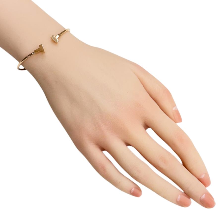 TIFFANY&Co. ティファニー Tワイヤー バングル 18金 K18ピンク TIFFANY&Co. ティファニー Tワイヤー バングル 18金 K18ピンク