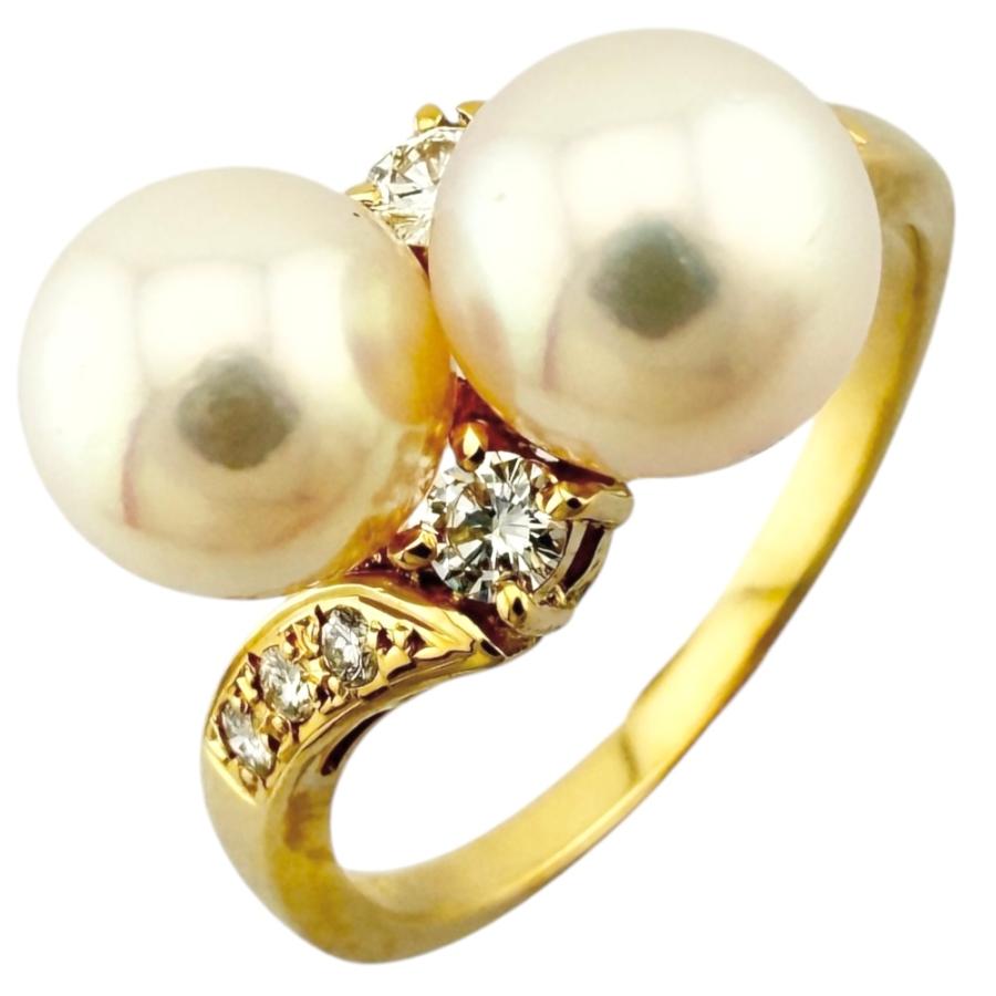 MIKIMOTO（ミキモト） リング 指輪 12.5号 18金 K18イエローゴールド