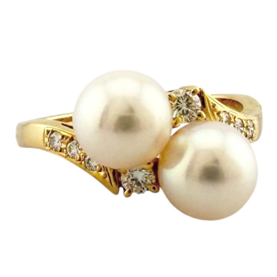 MIKIMOTO（ミキモト） リング 指輪 12.5号 18金 K18イエローゴールド