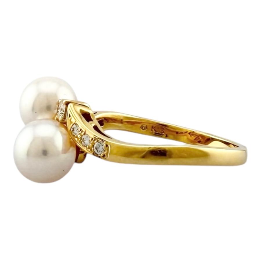 ミキモトパールリング　アコヤパール　k18ゴールド　13号 楽天市場】ミキモト アコヤパール リング 7.6mm K18YG 一粒パール