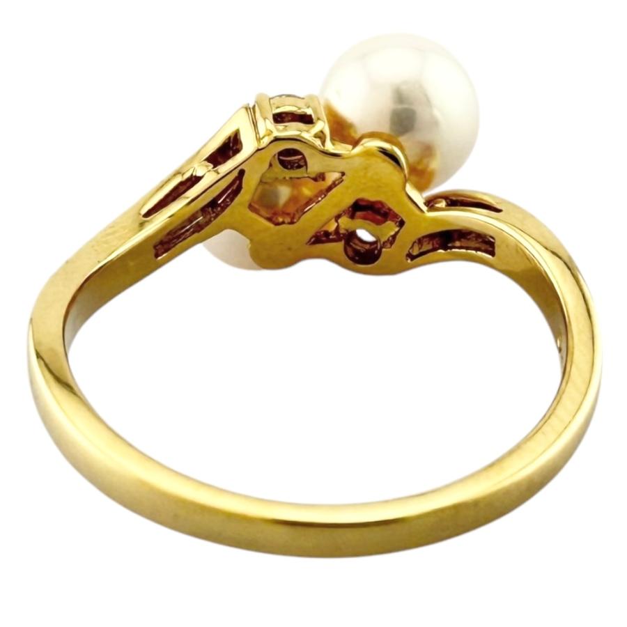 MIKIMOTO ミキモト K18 アコヤパール4.2mm リング MIKIMOTO（ミキモト） リング 指輪 12.5号 18金 K18イエローゴールド