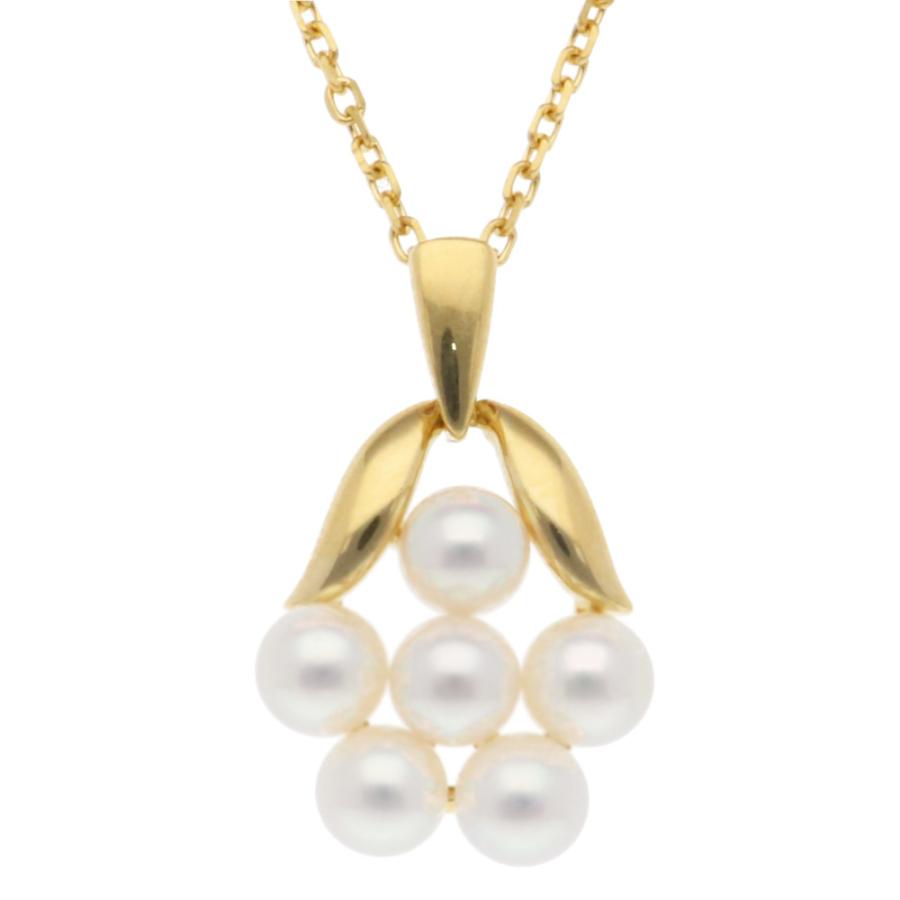 MIKIMOTO（ミキモト） ネックレス 18金 K18イエローゴールド パール