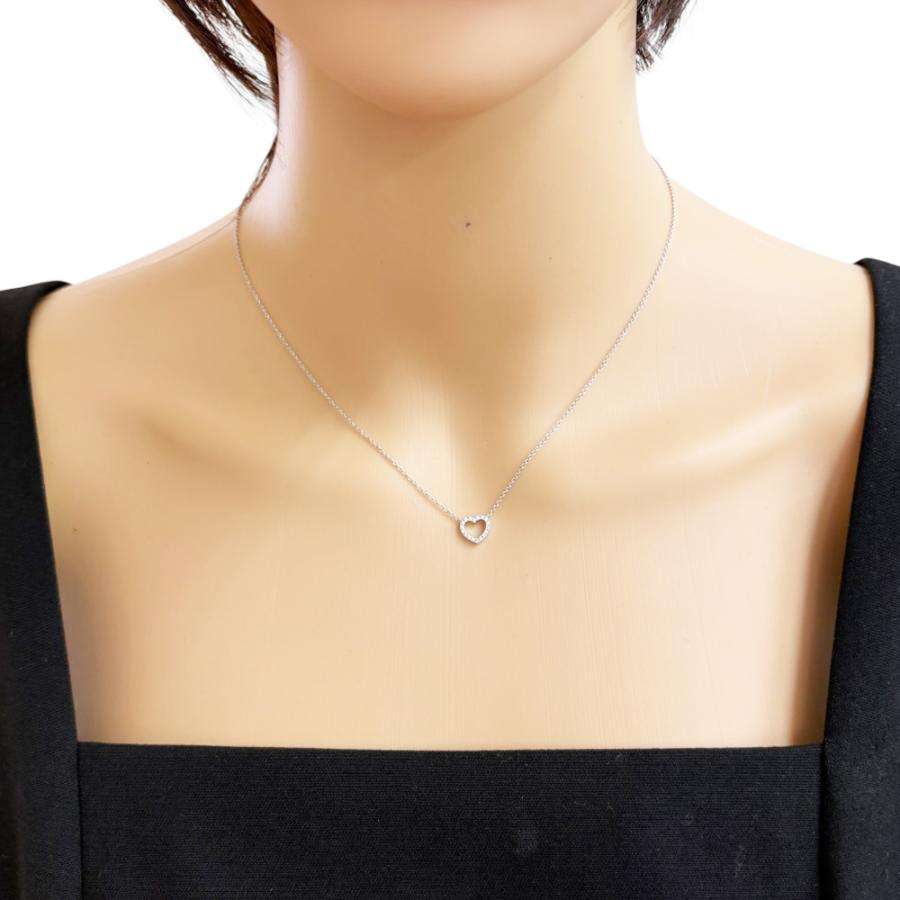 TIFFANY&Co. ティファニー メトロハート ネックレス 18金 K18